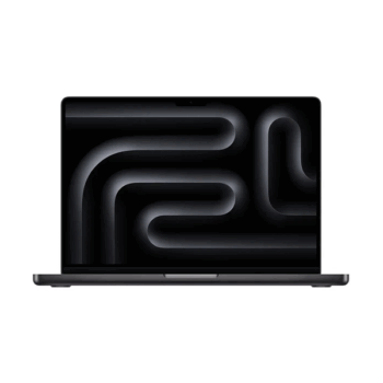 MacBook Pro 14 M3 2023 год, купить в AppMag, вид сверху, клавиатура, гравировка, цвет черный