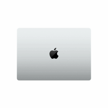 MacBook Pro 14 M3 2023 год, купить в AppMag, вид сверху, клавиатура, гравировка, цвет серебряный