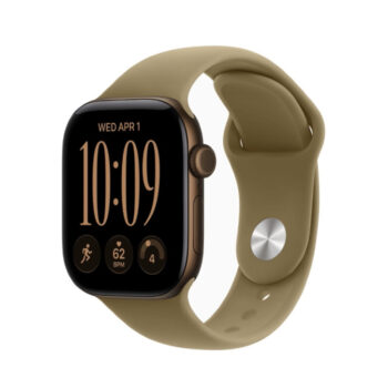 Смарт-часы Apple Watch Series 12 42 мм (Алюминий тёмная бронза | Aluminum Dark Bronze) ремешок Sport Band оливковый
