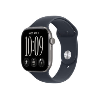 Смарт-часы Apple Watch Series 12 46 мм(Алюминий серый космос | Aluminum Space Gray) ремешок Sport Band «морской синий»